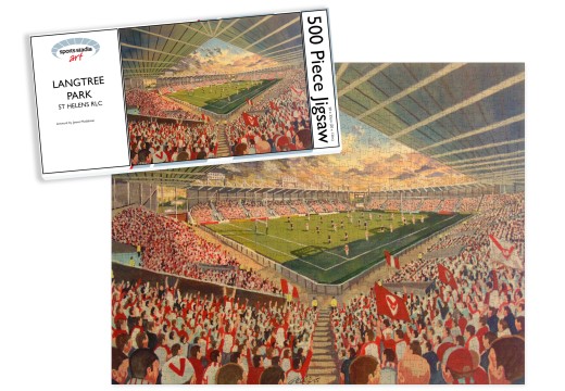 Langtree Park Stadium Fine Art Jigsaw Puzzle - St Helens Rugby League Langtree Park Stadium Fine Art Jigsaw Puzzle - St Helens Rugby League